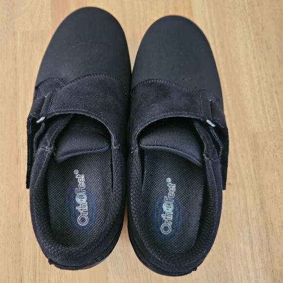 OrthoFeet Women's Wichita Diabetic Comfort Shoes - Black - sz 8.5 Wide EUC - Picture 4 of 9